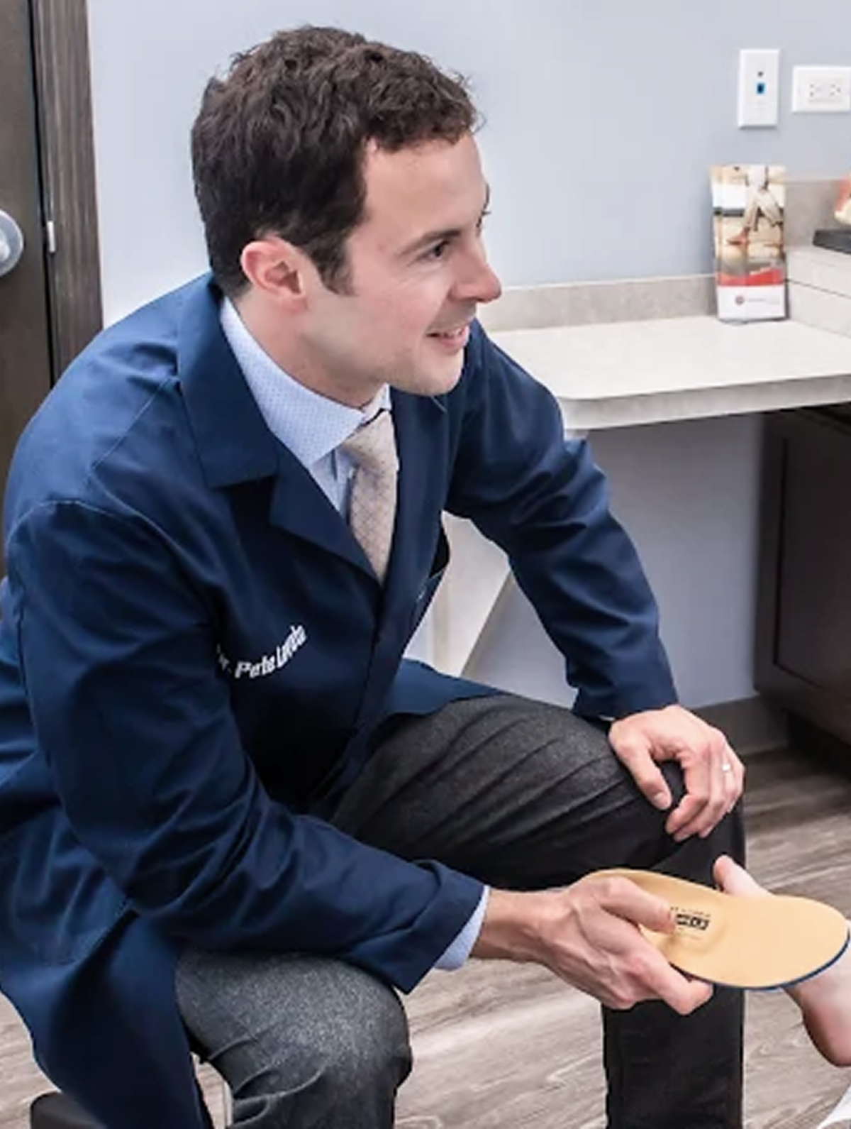 Doctor lovato fitting orthotics