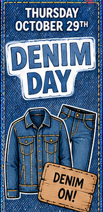 October 29: denim day