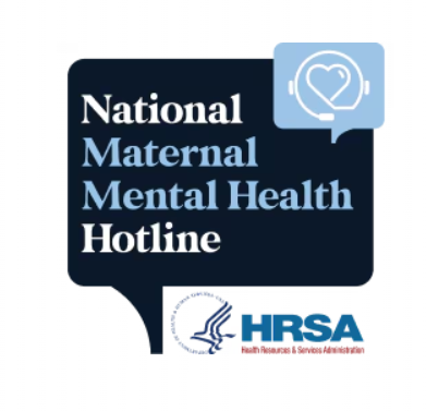 HRSA National Maternal Mental Health Hotline logo