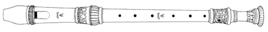 drawing of recorder