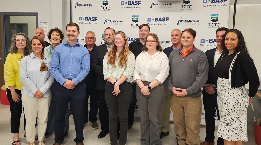 Tri-County Technical College and BASF Apprenticeship Milestone