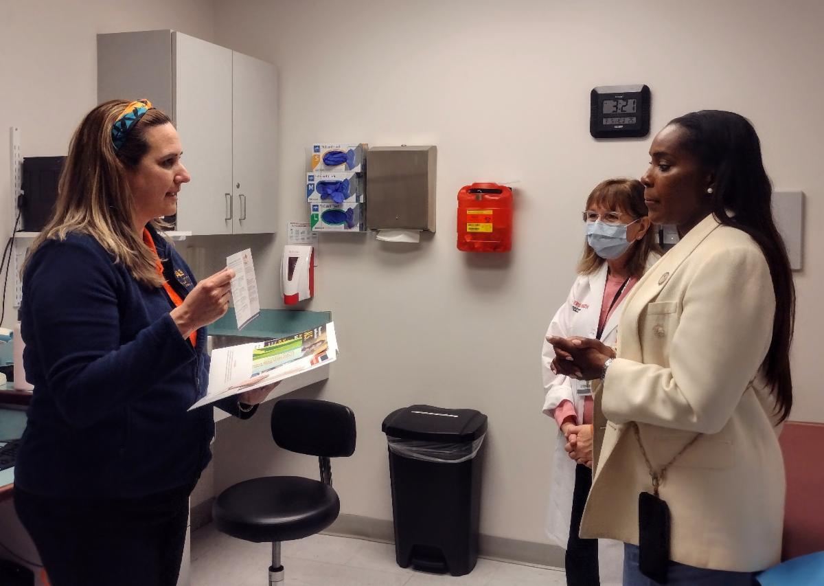 ALS Center visit with McCoy