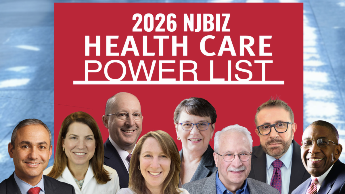 Screenshot of Rutgers Today banner for 2026 NJBIZ Health Care Power List