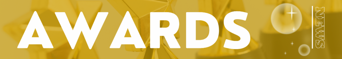 Awards header for newsletter section