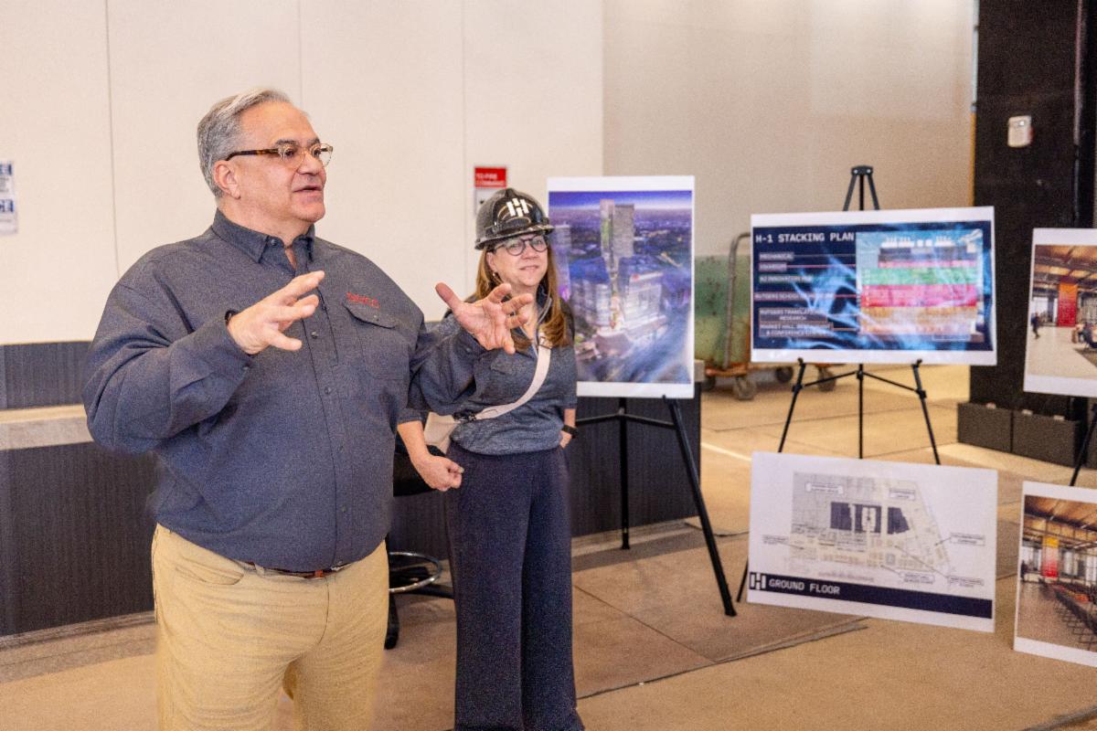 DEVCO leads tours of the new HELIX building