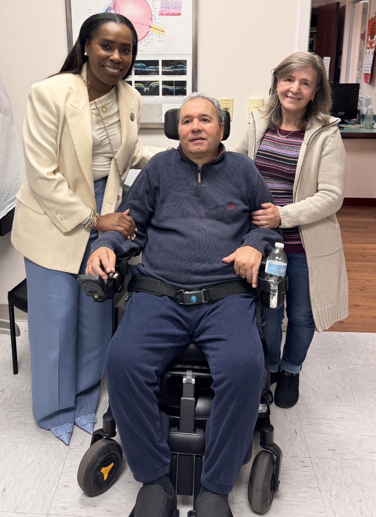 ALS Center visit from Assemblyperson McCoy