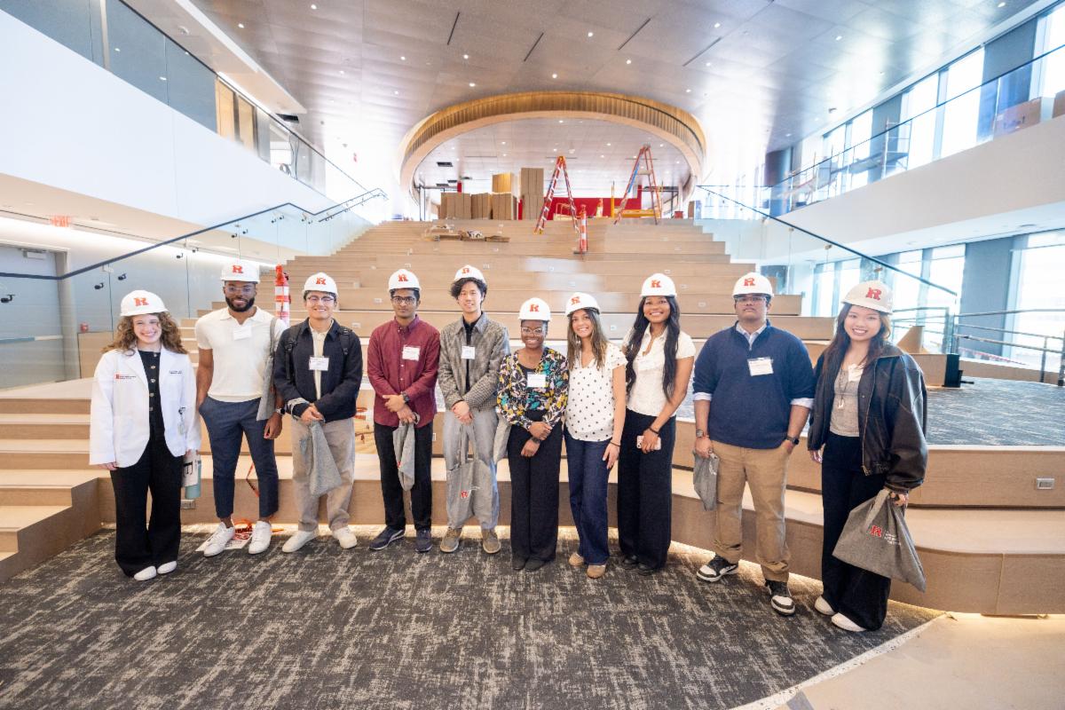 Students in the HELIX forum on Accepted Students Day