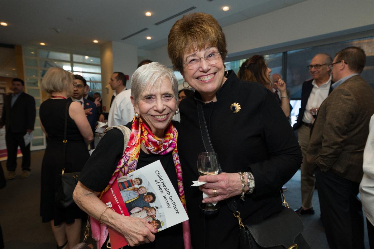 Deb Spitalnik and Cheryl Dreyfus at CHINJ 20th anniversary celebration
