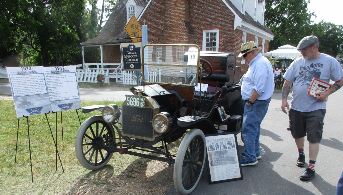 1912 Model T at Car Show in Historic Yorktown, VA
