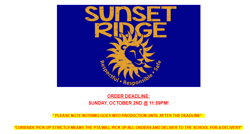 Sunset Ridge Elementary Newsletter