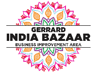 Logo for the Gerrard India Bazaar BIA