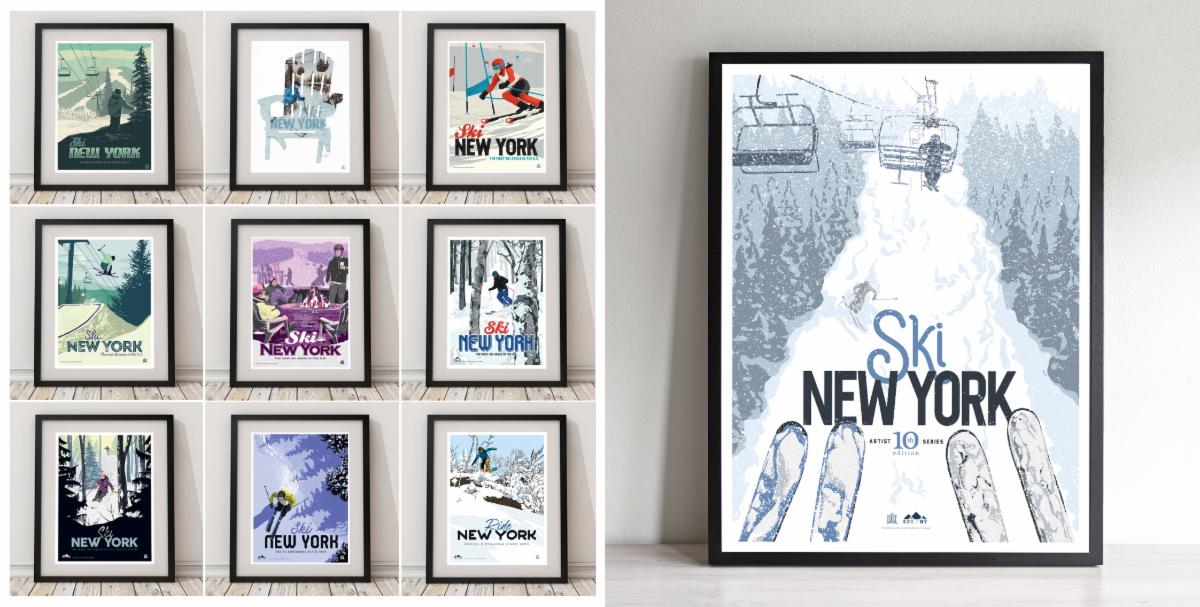 Collage of previous years posters