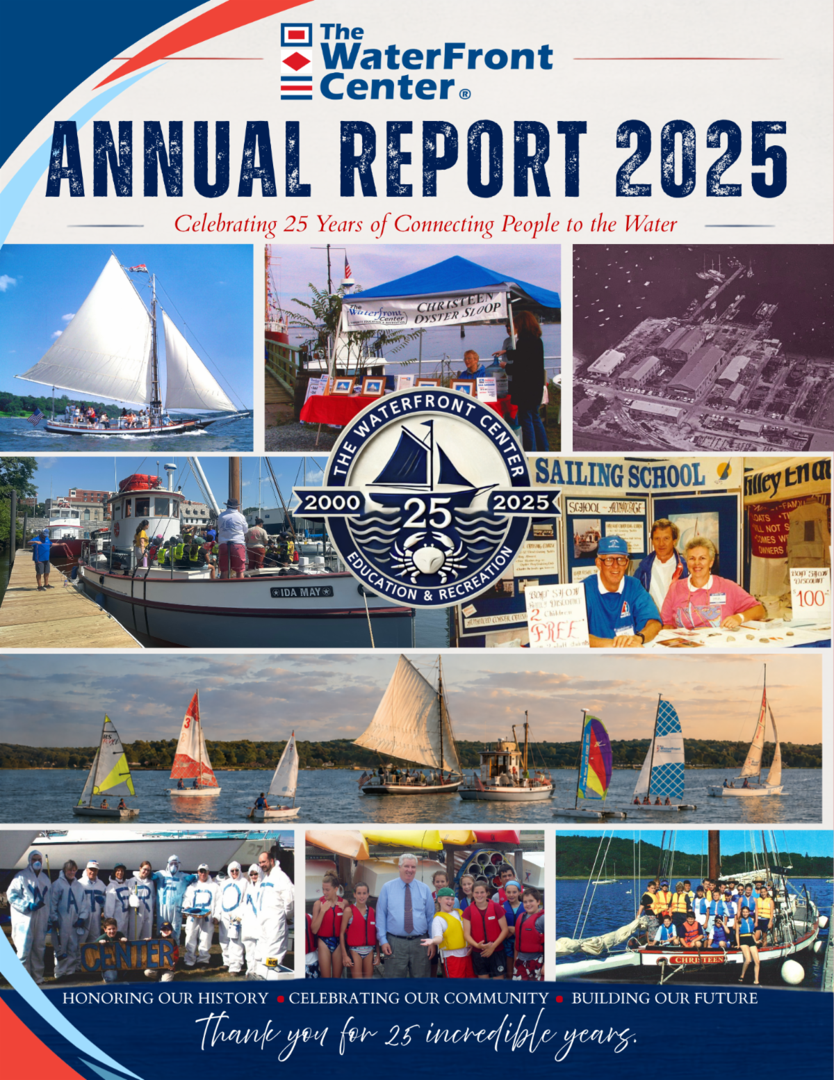 The WaterFront Center 2025 Annual Report cover