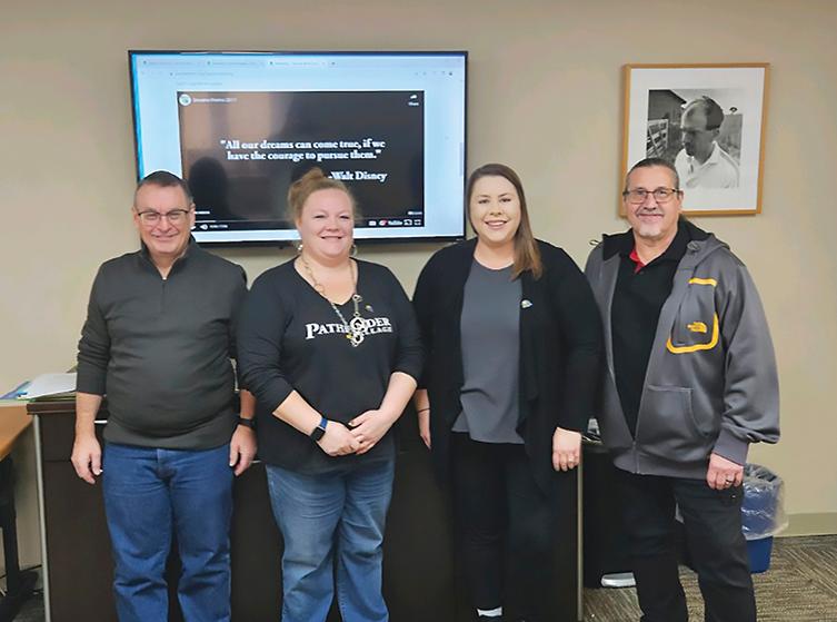 Program Specialist Michelle Banks and Center Director Brittany Goodrich visit the NHR campus.
