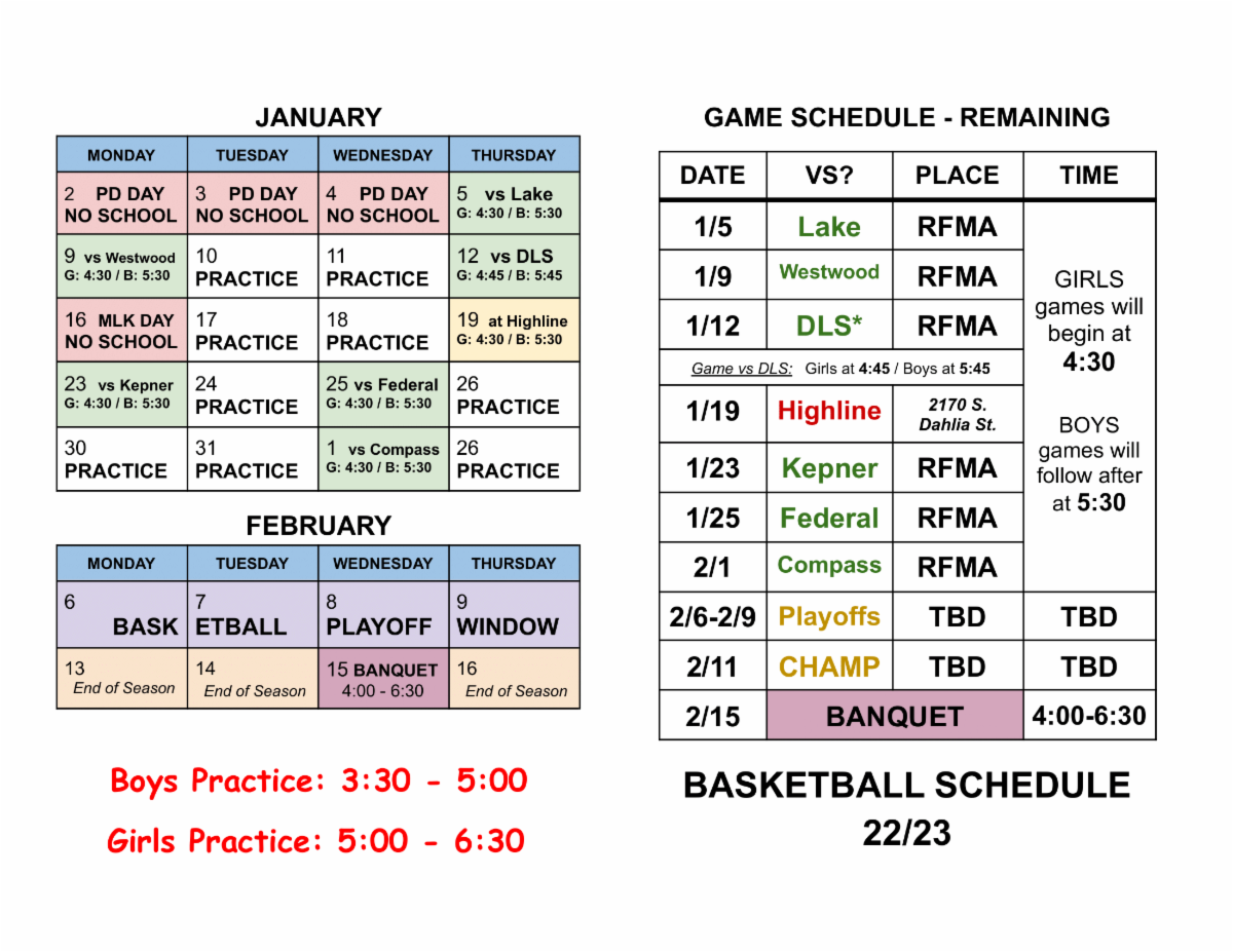 RFMA Newsletter. 1.27.2023