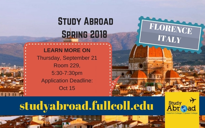 Study Abroad in Florence during Spril 2017.