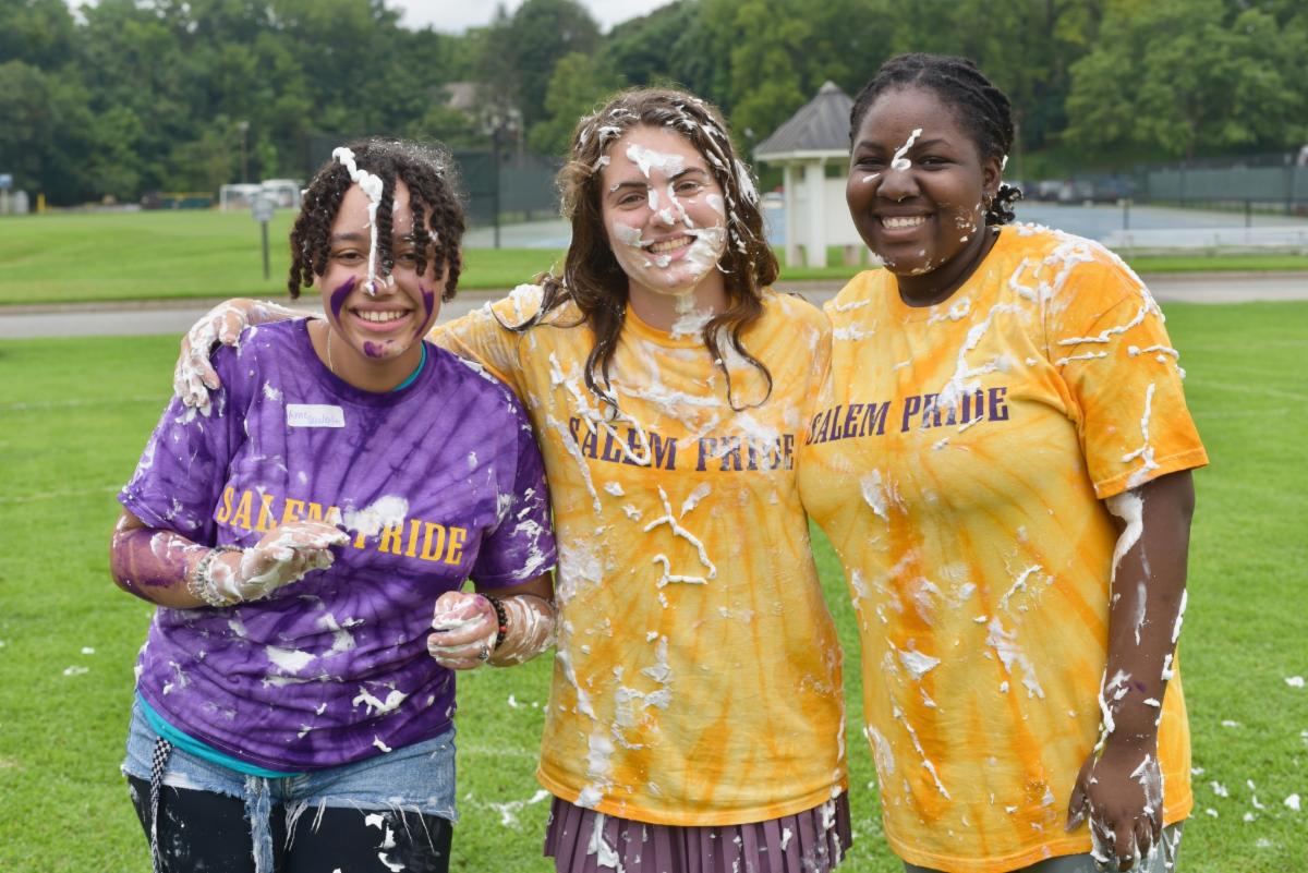 Ame Sanderlin ' 26, Grace McPhail '26, and Alyssa Africa '26 - Saber Sorting '23