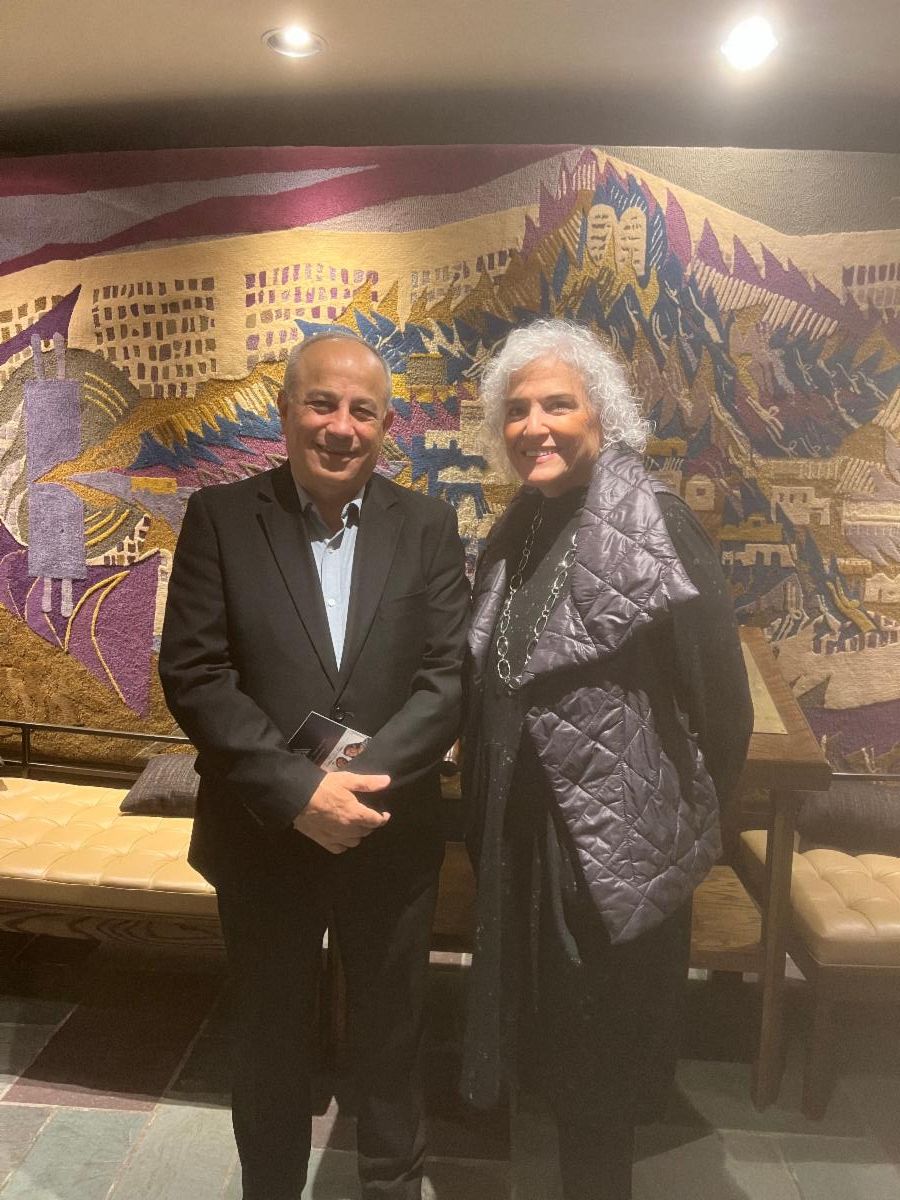 Mohammad Darawshe with Rabbi Amy Walk