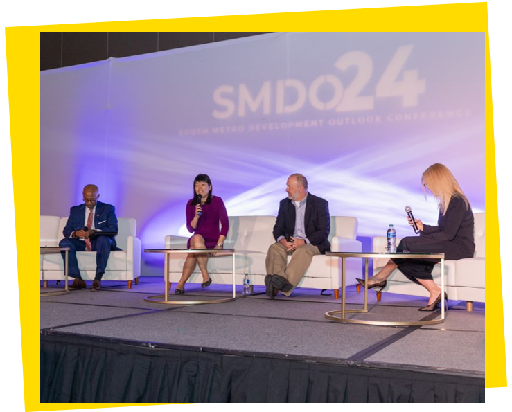 Debra Lam speaking at the SMDC 2024 conference