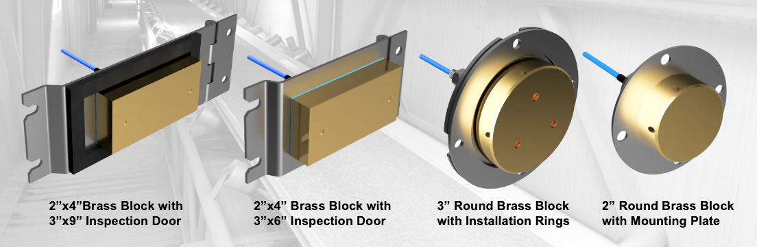 Brass Rub Block Sensors