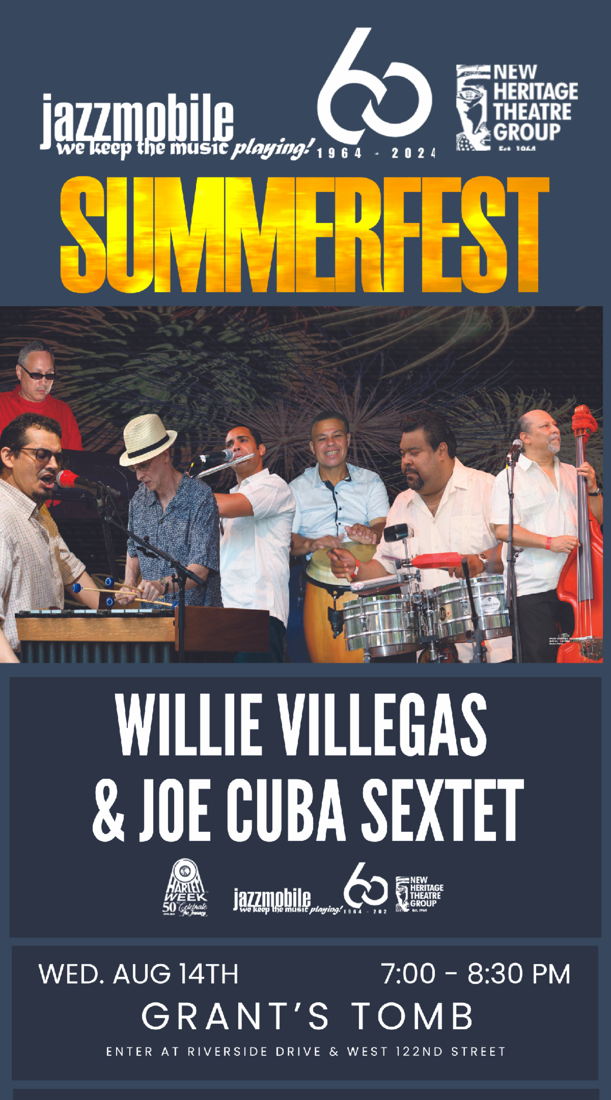 Jazzmobile Fan THE SUNSHINE IS BACK AND REMINDER, SO ARE OUR FREE