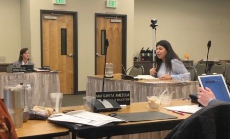 Margarita at a Board meeting