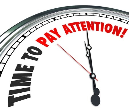 Time to pay attention