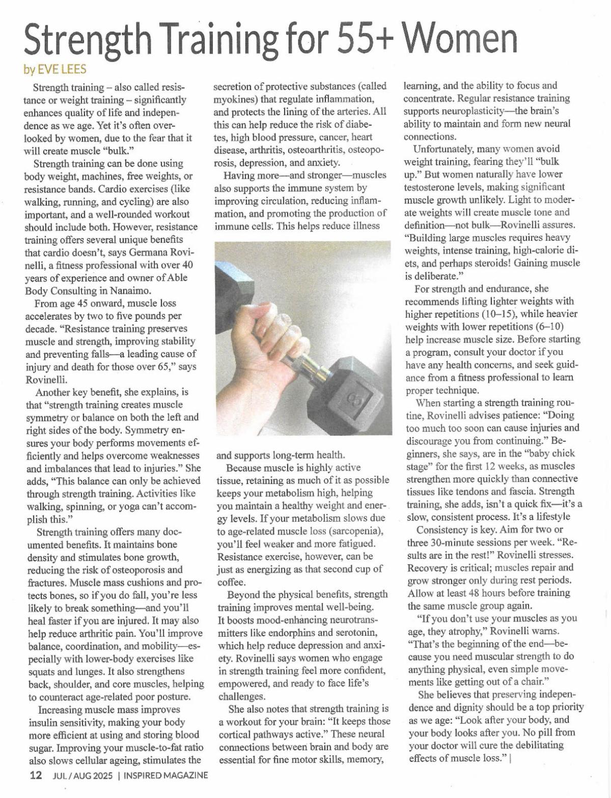 Article Strength Training 