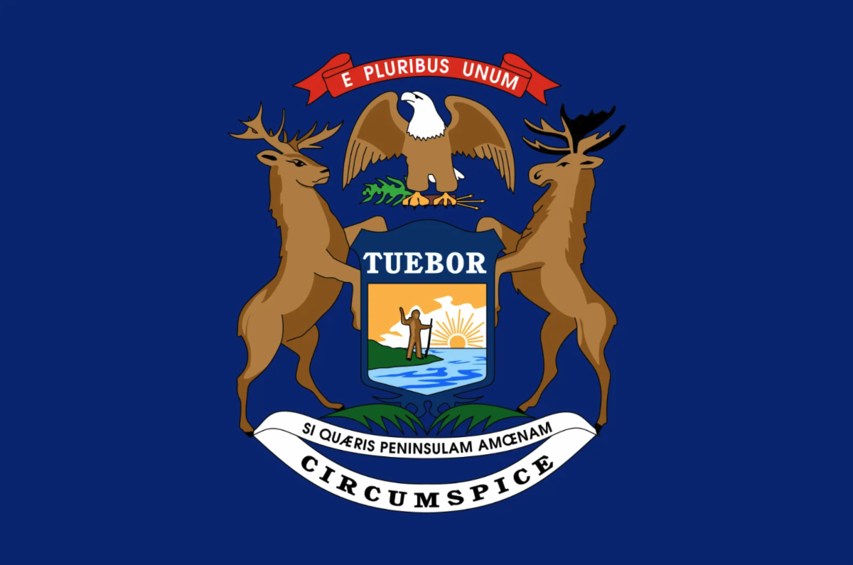 Michigan state flag