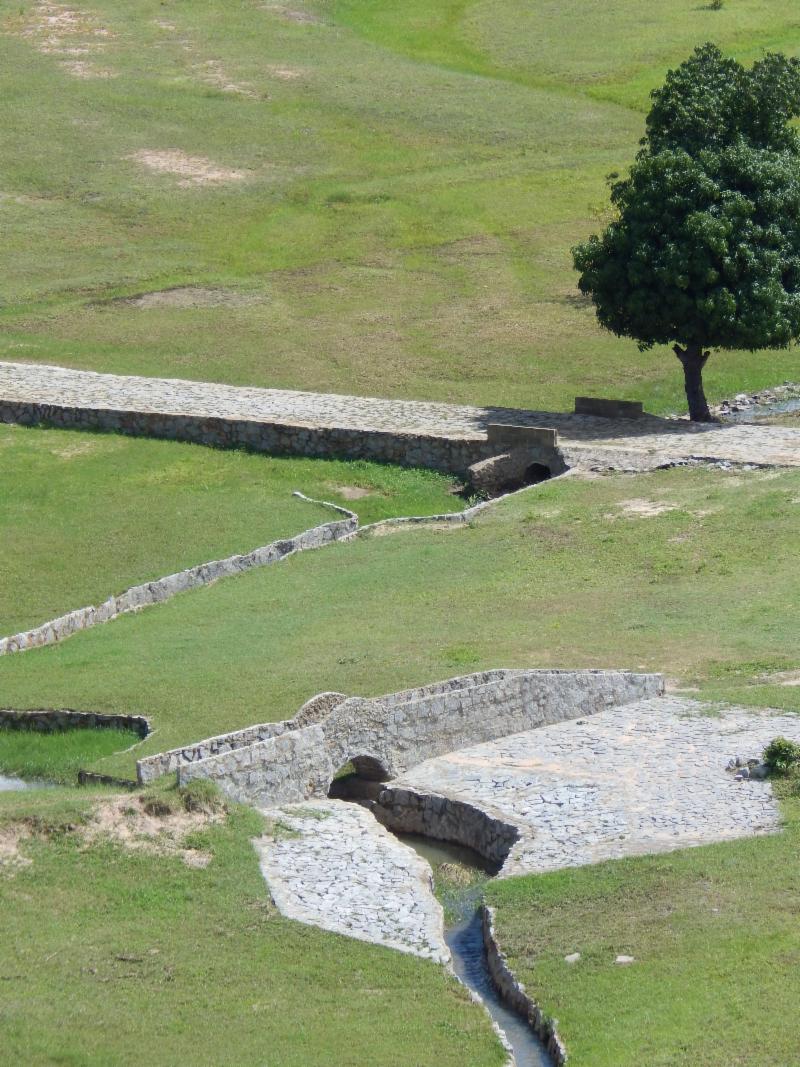 Quinta GraÃ§a pond area after improvements