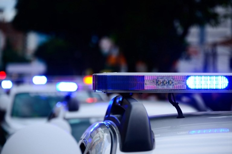 police car siren lights