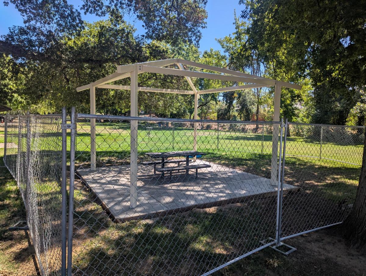 Santa Anita Gazebo Under Construction
