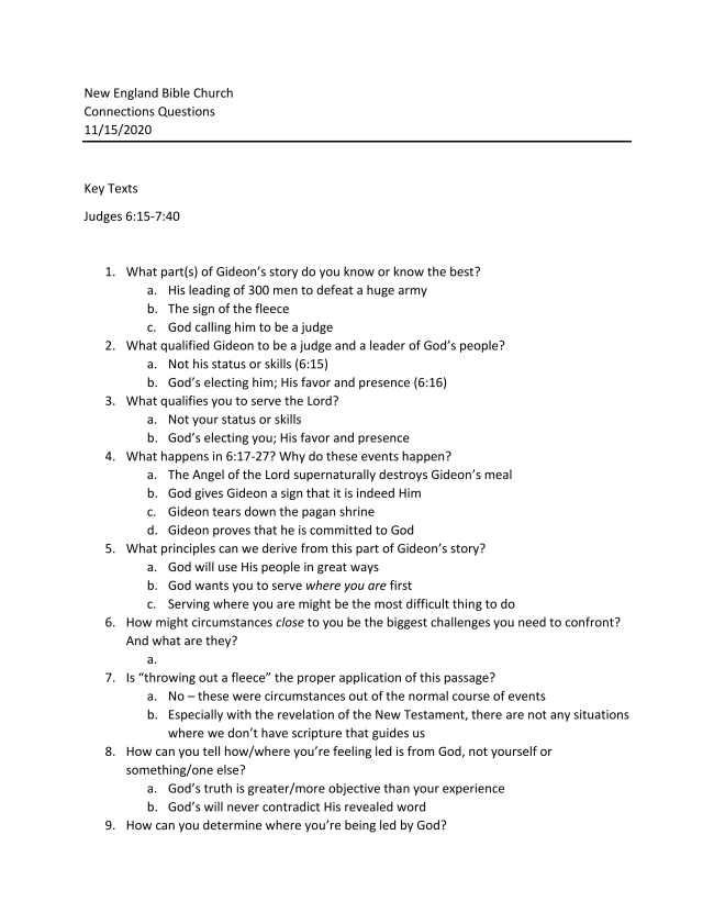 Watch New England Bible Church