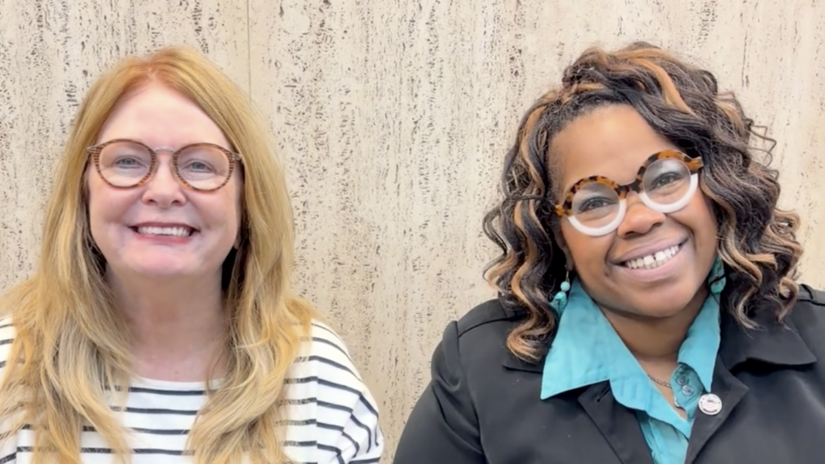 Michelle Pomerantz and Tiffany Scruggs