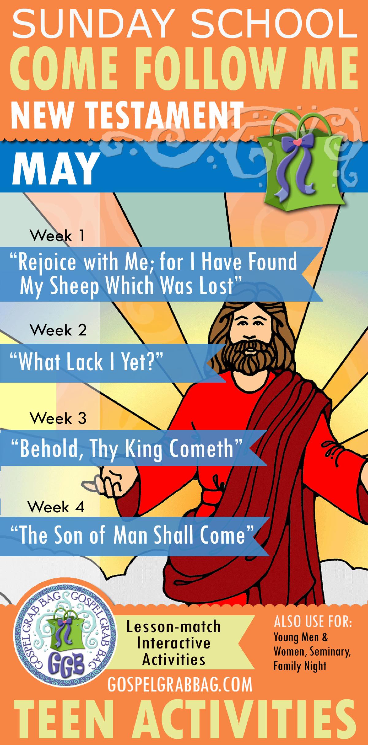 Come Follow Me Lesson Activities