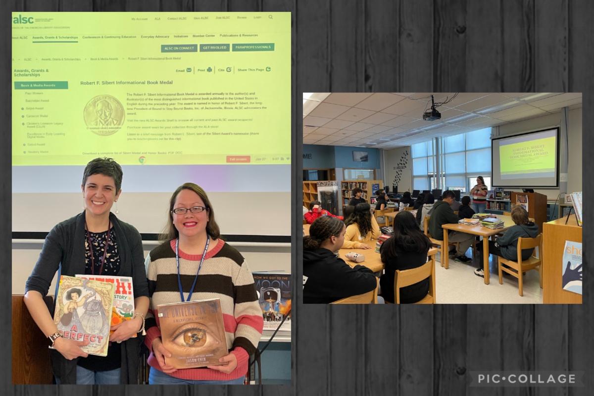 Steph Mill and Maria Cotto present on the Sibert Award process