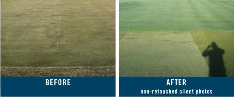 Greenjacket before and after