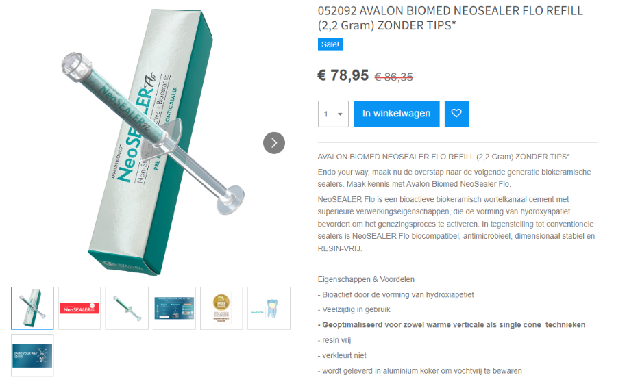 Reminder Bent u op zoek naar een Biokeramische sealer die wel