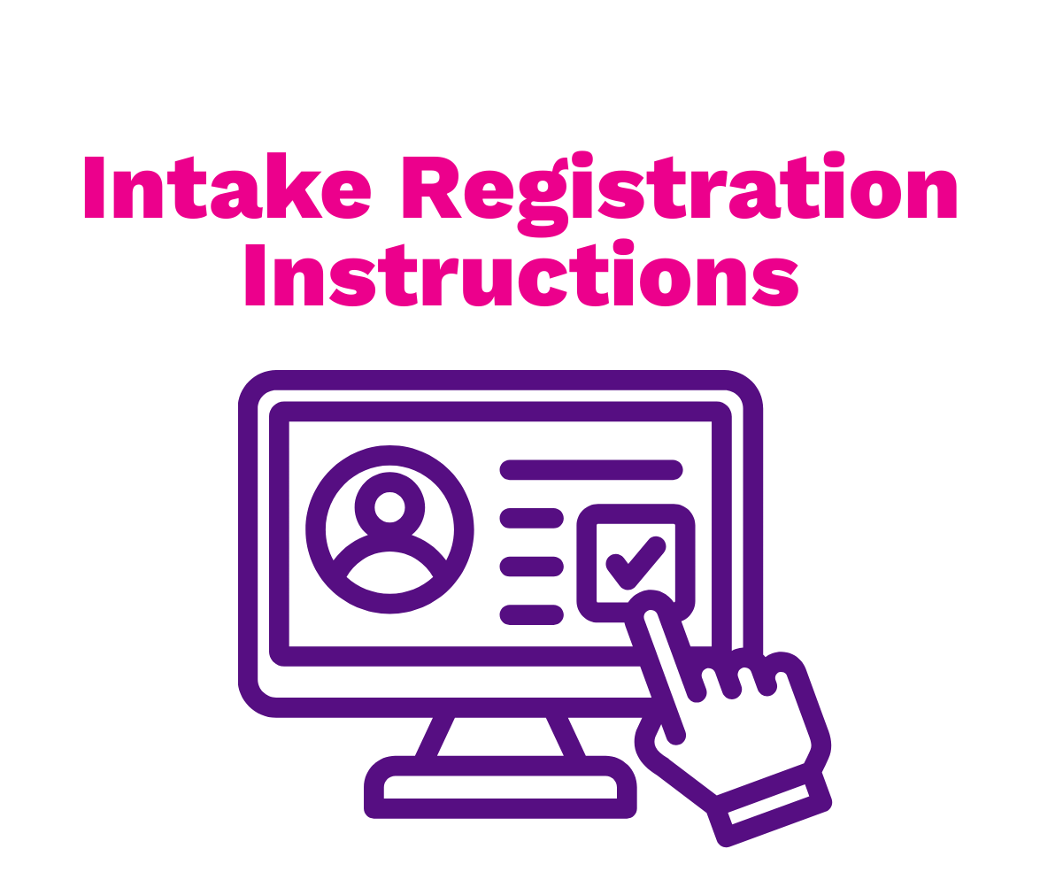 Intake Register Example Intake Registration Update