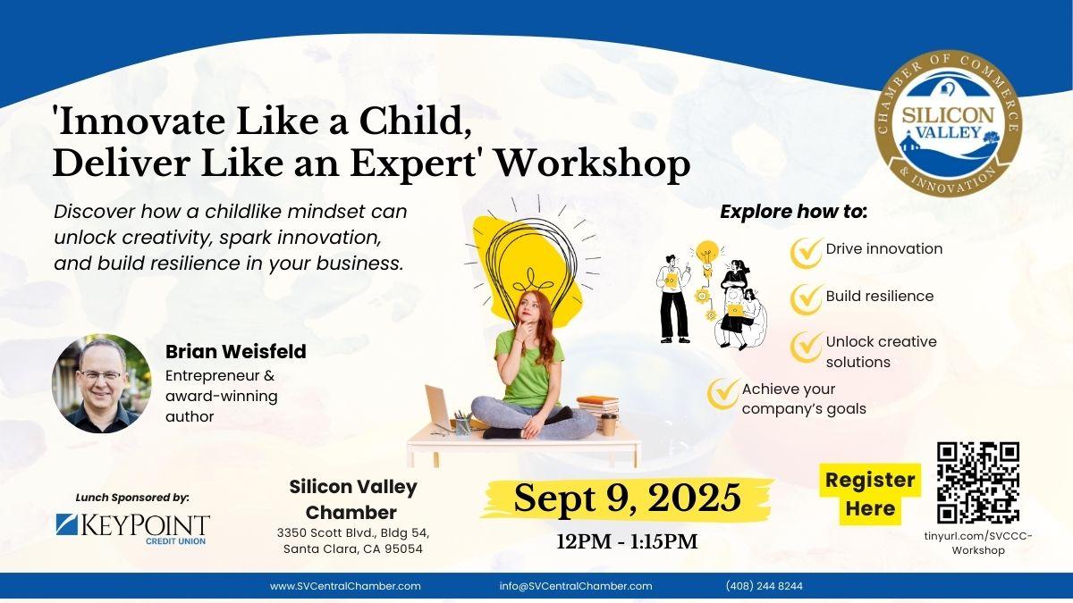 Innovate Like a Child Deliver Like an Expert_Workshop_Sept 9_Image