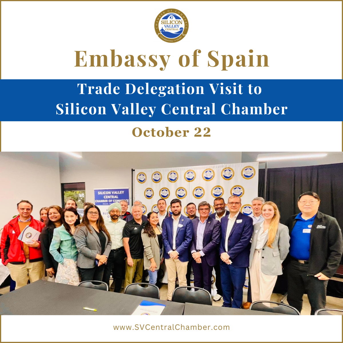 Embassy of Spain Visit to Silicon Valley Central Chamber_image 