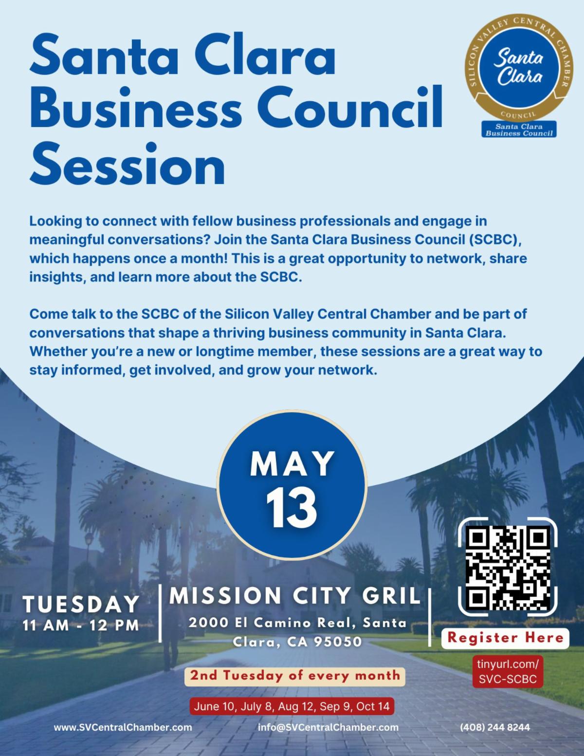 Santa Clara  Business Council Session_May 13_Image