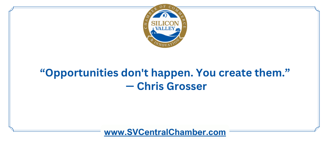 Opportunities don't happen. You create them — Chris Grosser_Image
