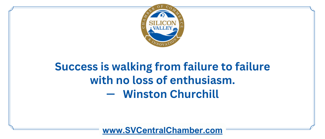 Success is walking from failure to failure with no loss of enthusiasm. By Winston Churchill_Image