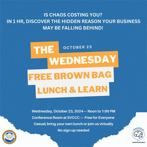 The Wednesday Lunch and Learn Oct 23rd_image