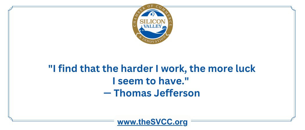 I find that the harder I work the more luck I seem to have_Thomas Jefferson_Image