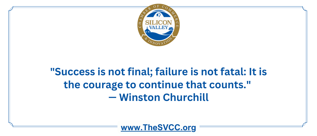 "Success is not final; failure is not fatal: It is the courage to continue that counts." — Winston Churchill_Image