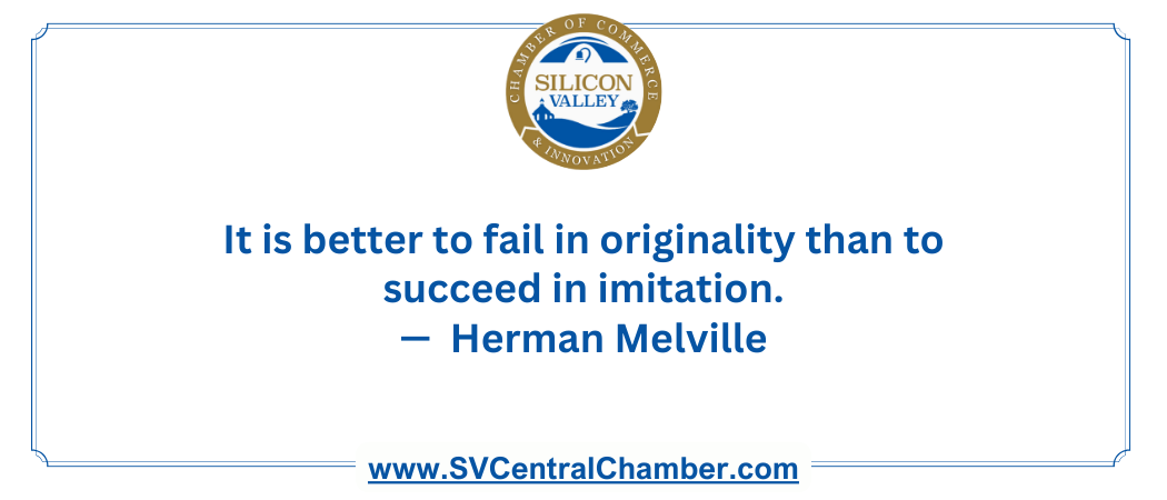 It is better to fail in originality than to succeed in imitation by Herman Melville_Image