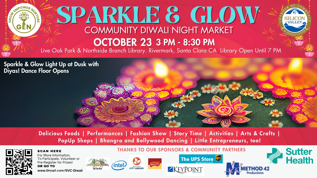 Sparkle and Glow Community Diwali Night Market Oct 23rd_image