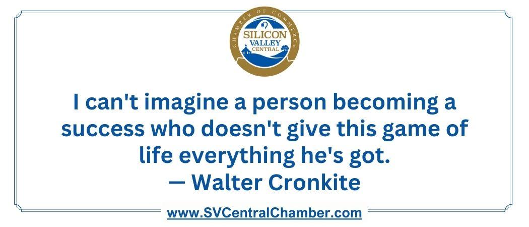 I can't imagine a person becoming. — Walter Cronkite